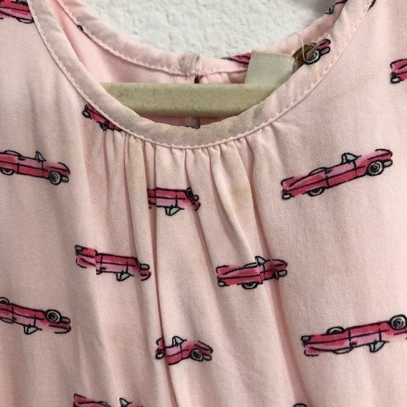 kate spade • pink infant hot rod car print dress - Picture 4 of 15